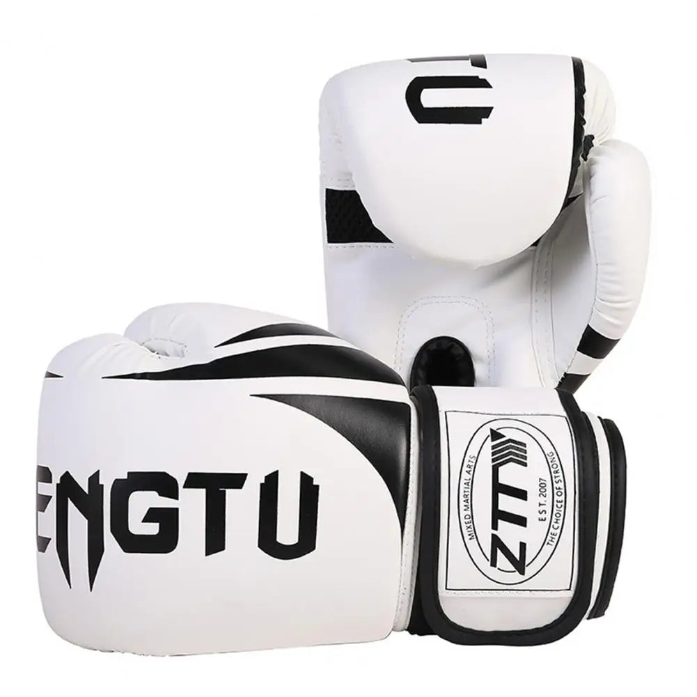 Boxing Gloves Professional Faux Leather Boxing Protective Gear Adults Sandbag Grappling Gym Training Gloves Protect Hand Gloves