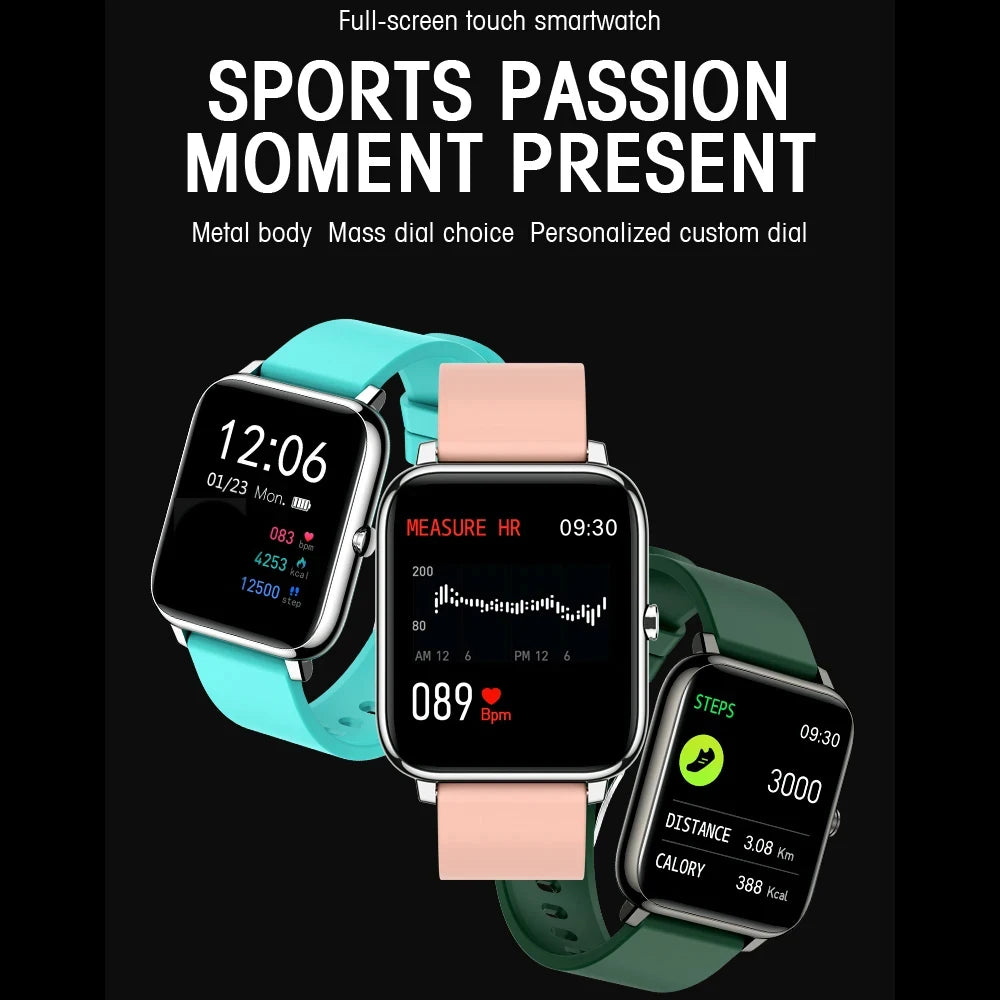 Smartwatch for Men and Women - Fitness Tracker with Heart Rate Monitor, Sleep Tracking, Waterproof Design, and Music Control