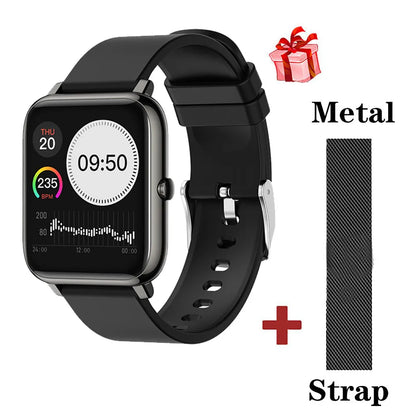 Smartwatch for Men and Women - Fitness Tracker with Heart Rate Monitor, Sleep Tracking, Waterproof Design, and Music Control