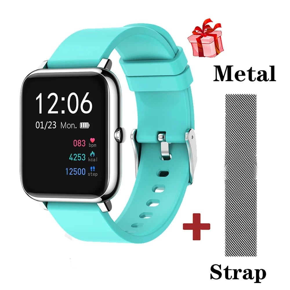 Smartwatch for Men and Women - Fitness Tracker with Heart Rate Monitor, Sleep Tracking, Waterproof Design, and Music Control