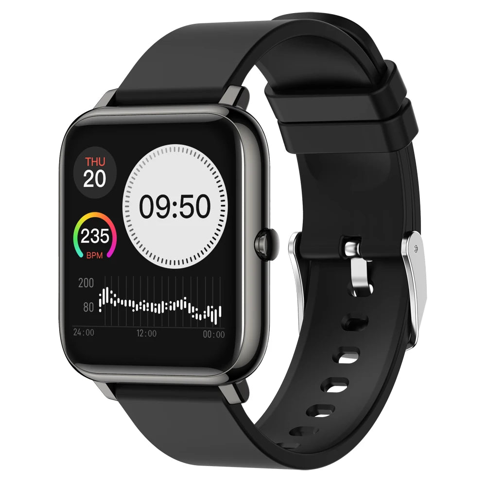 Smartwatch for Men and Women - Fitness Tracker with Heart Rate Monitor, Sleep Tracking, Waterproof Design, and Music Control